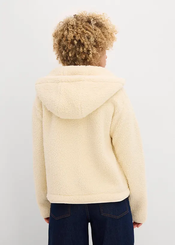 Teddy-Fleece Jacke, bonprix