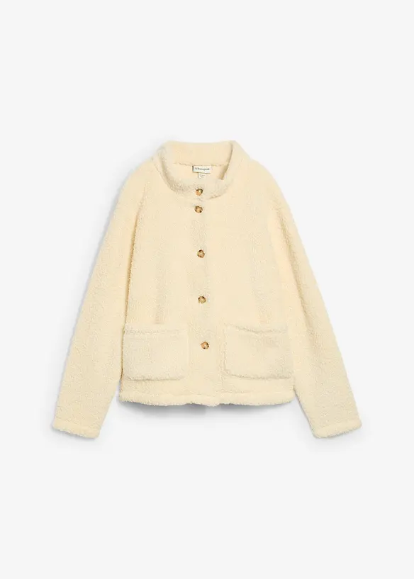 Teddy-Fleece Jacke, bonprix