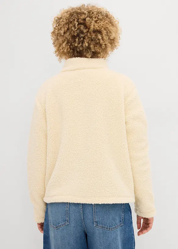 Teddy-Fleece Jacke, bonprix