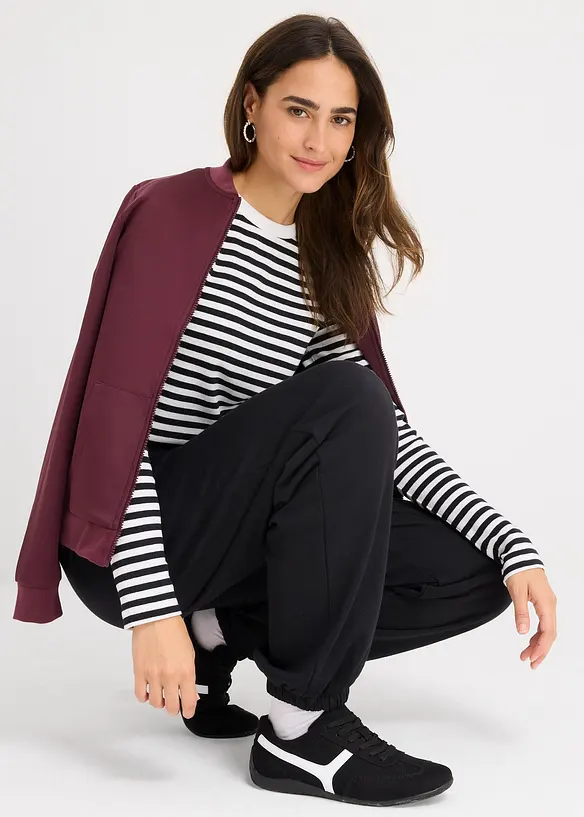 Jogginghose mit hohem Bund, bonprix