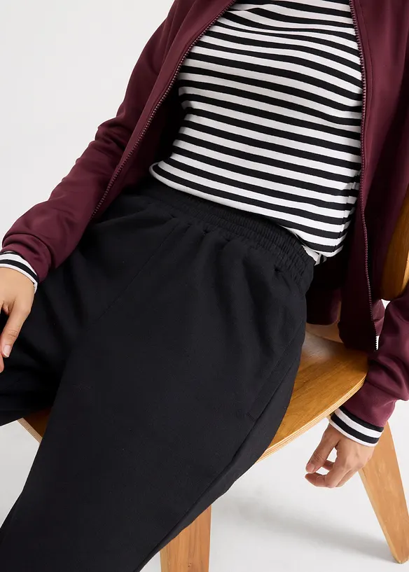Jogginghose mit hohem Bund, bonprix