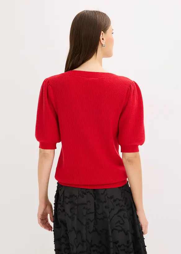 Pullover mit Schleifen-Applikation, bonprix