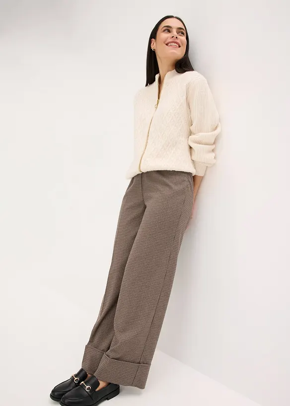 Karierte Schlupfhose, bonprix