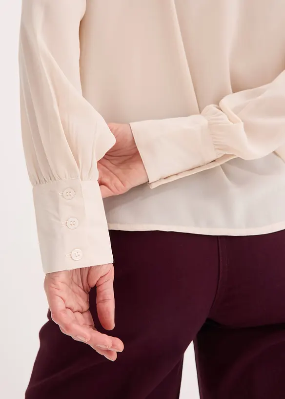 Chiffonbluse mit Rüschen, bonprix