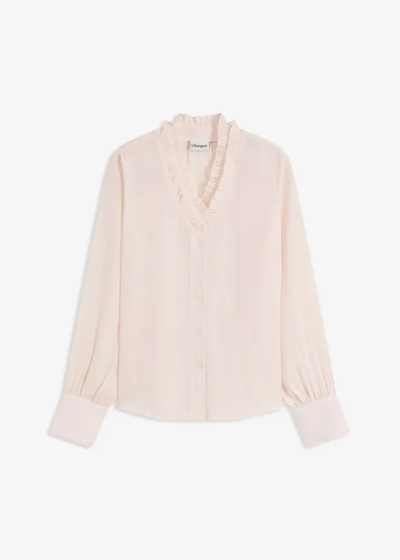 Chiffonbluse mit Rüschen, bonprix