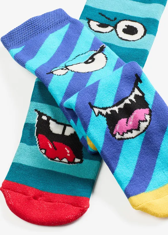 Lot de 2 paires de chaussettes thermiques enfant, bonprix