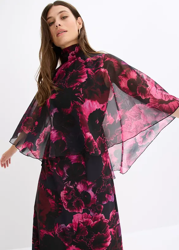 Robe longue en mousseline, bonprix