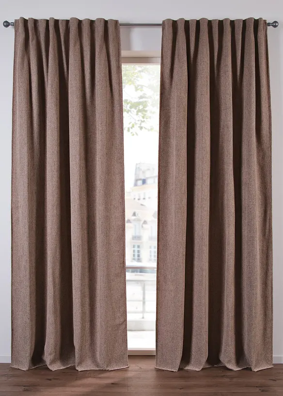 Rideau occultant texturé (1 pce), bonprix