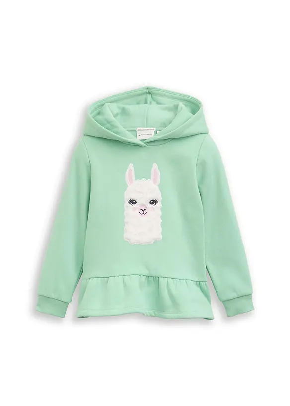 Tom Tailor Hoodie mit Volant, Tom Tailor