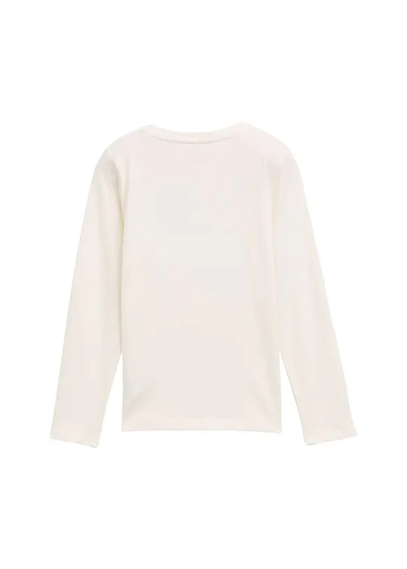 Tom Tailor Langarmshirt aus reiner Baumwolle, Tom Tailor