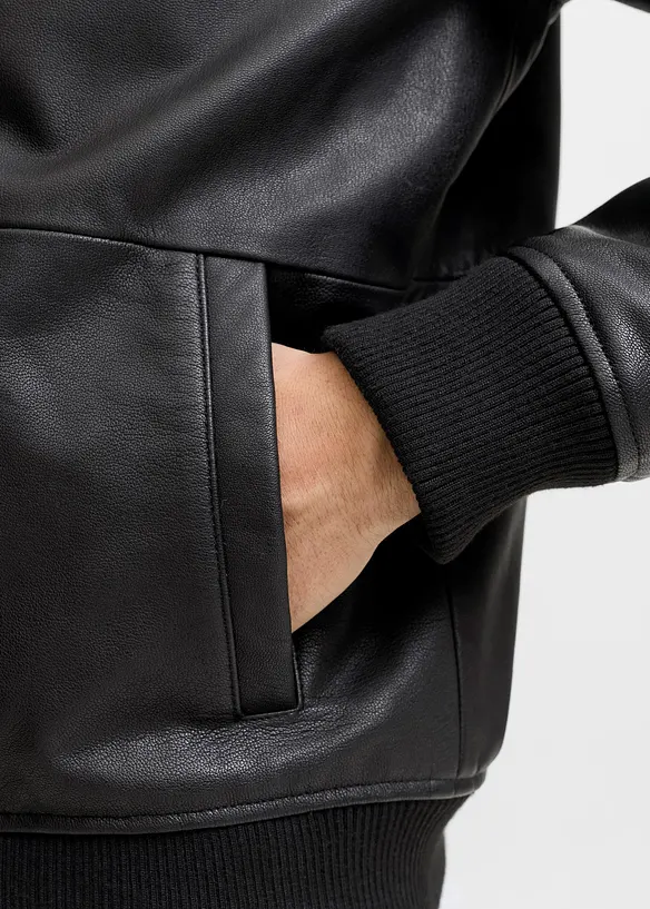 JJ REBEl Lederbomber-Jacke, J&J Rebel