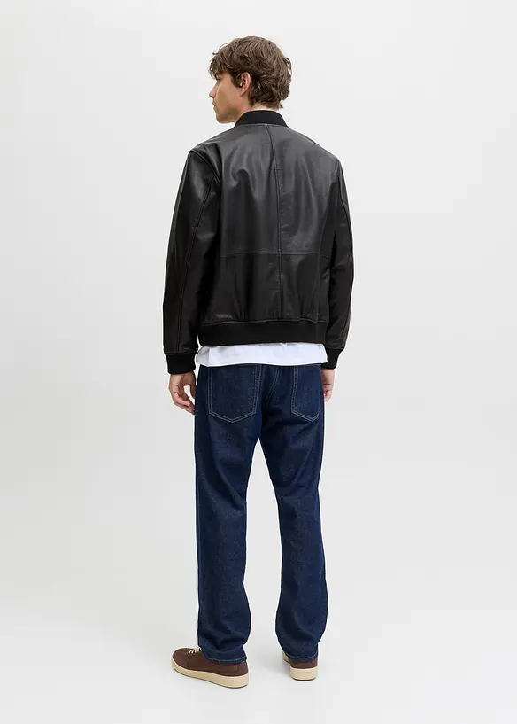 JJ REBEl Lederbomber-Jacke, J&J Rebel