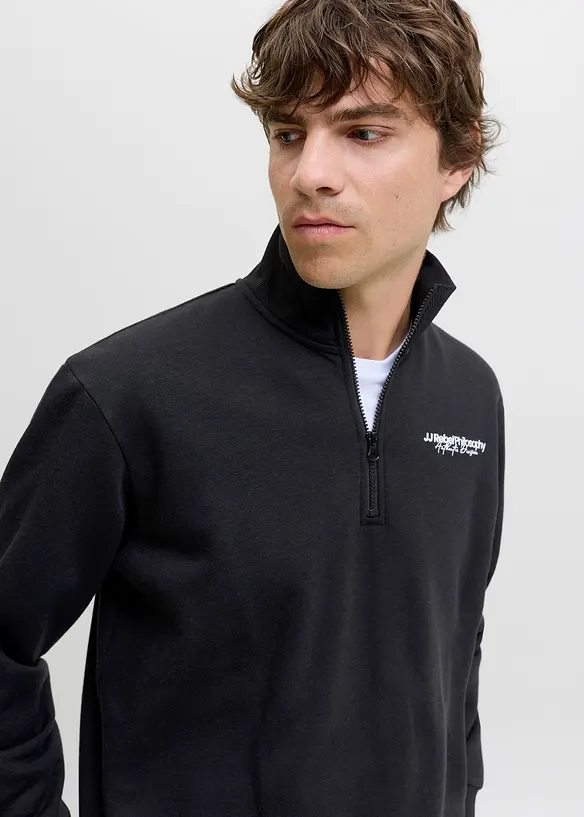 JJ REBEL Half-Zip-Sweatshirt, J&J Rebel