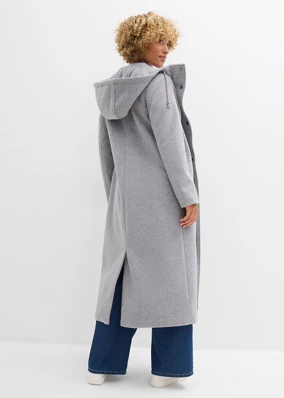 Mantel aus Wollimitat, Maxi-Länge, bonprix