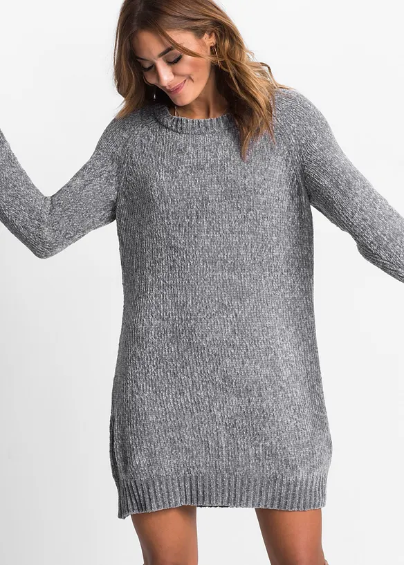 Oversize-Kleid in Strick, bonprix