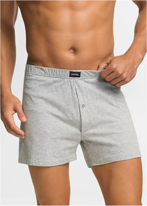 Lot de 4 caleçons amples en jersey, bonprix