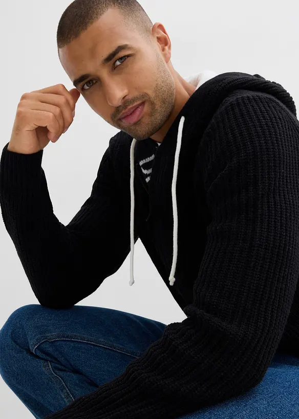 Pullover mit Kapuze, bonprix