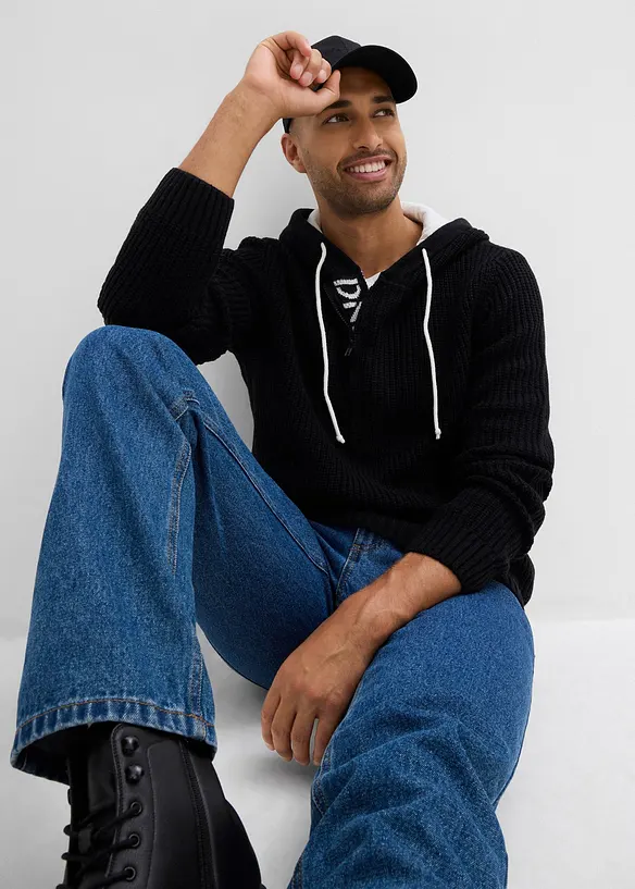 Pullover mit Kapuze, bonprix