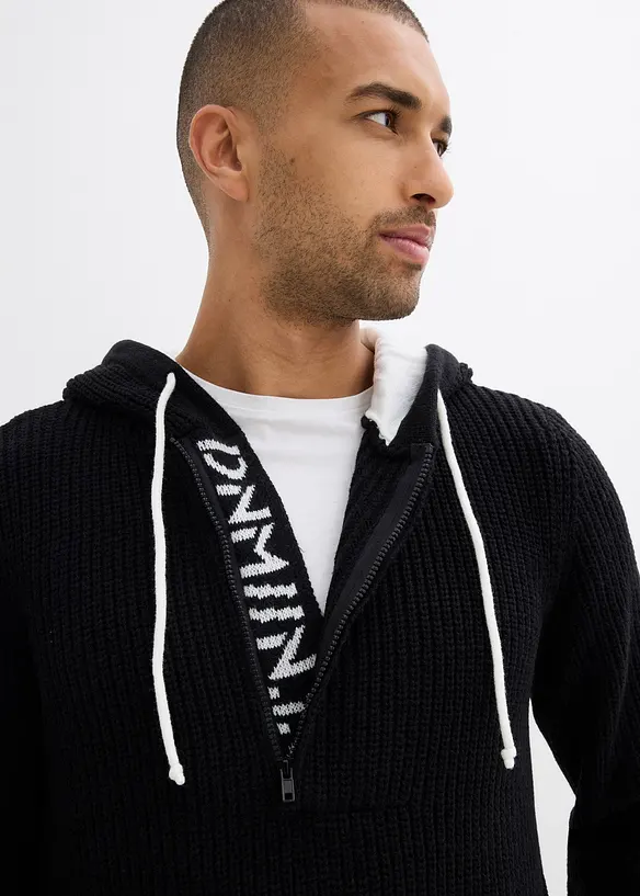 Pullover mit Kapuze, bonprix