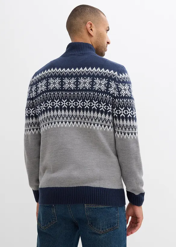 Pull norvégien à col camionneur, bonprix