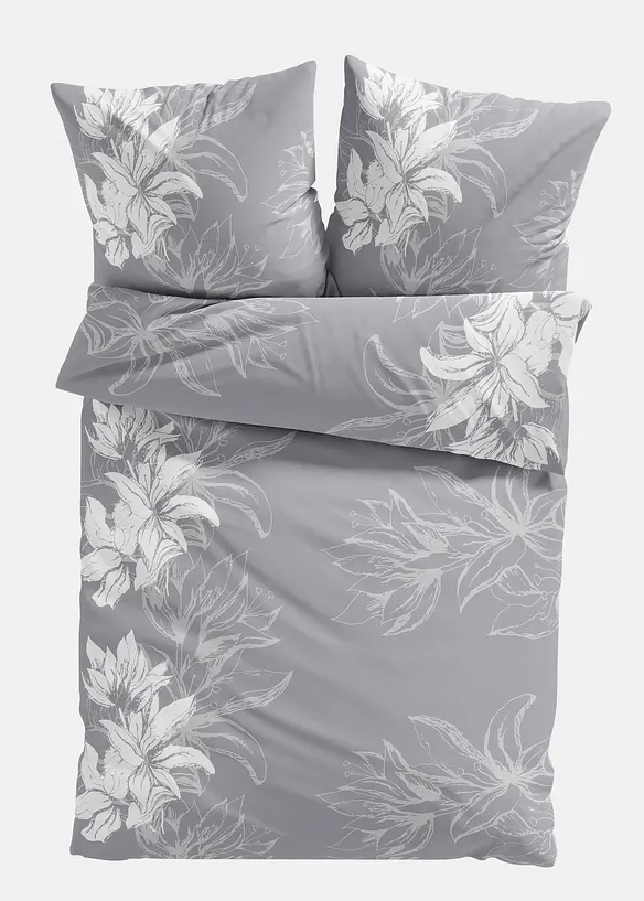 Bettwäsche mit Blüten, bonprix