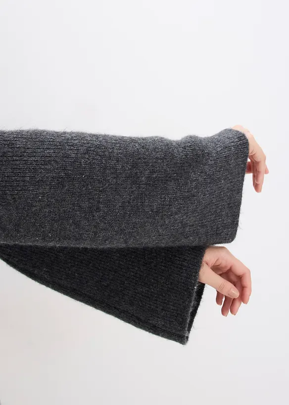 Kurzes Strickkleid mit Wollanteil, bonprix