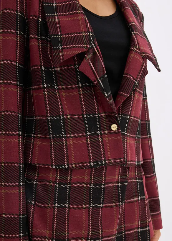 Kurzblazer mit Schmuck-Knopf, bonprix