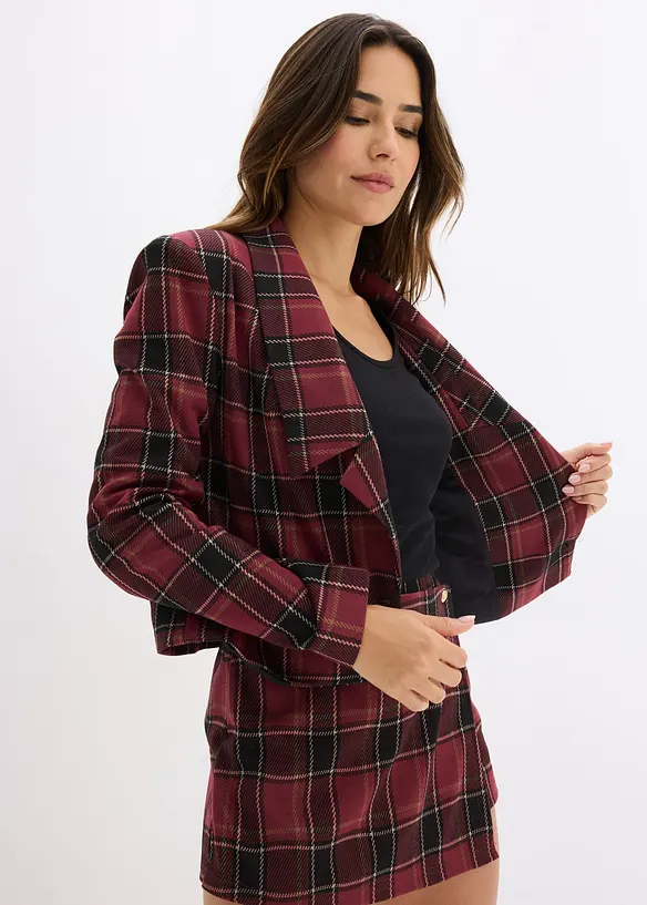 Kurzblazer mit Schmuck-Knopf, bonprix