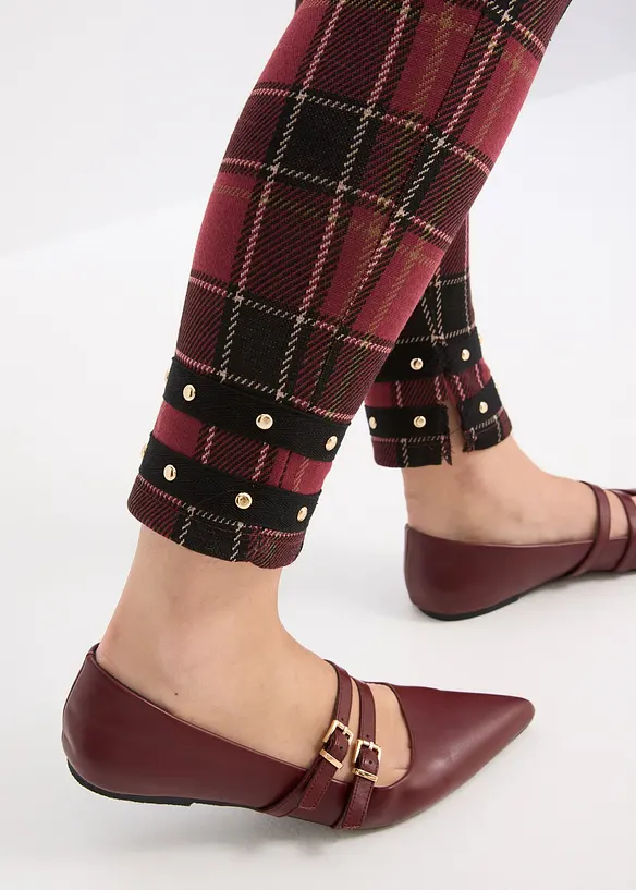 Jeggings mit Goldnieten, bonprix