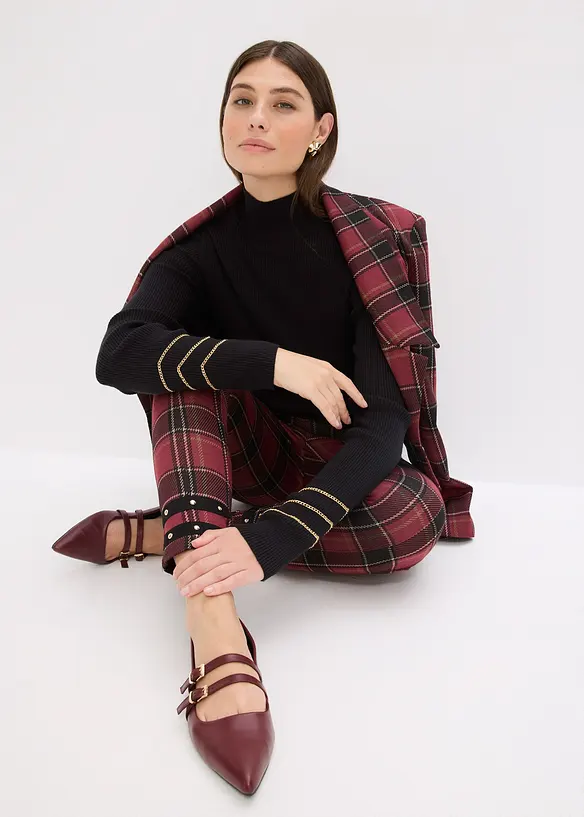 Jeggings mit Goldnieten, bonprix