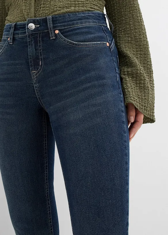 Skinny Jeans Mid Waist, Stretch, bonprix