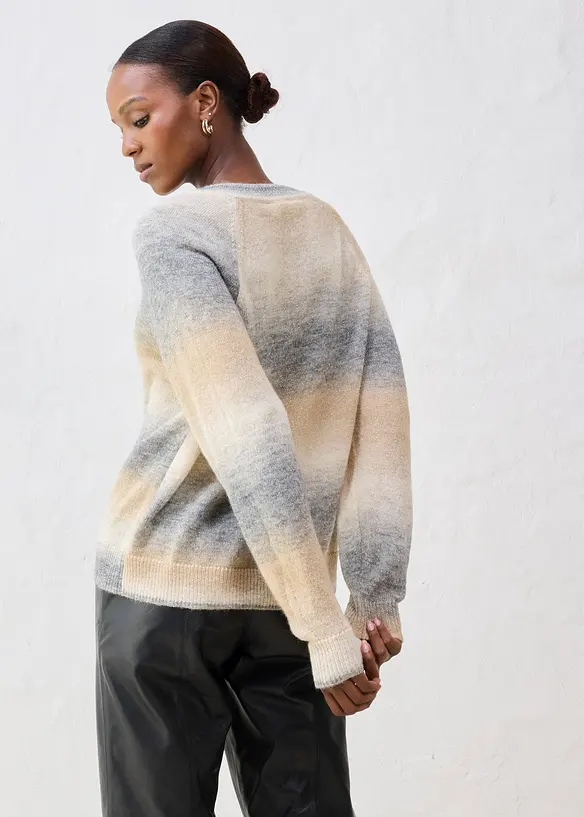 Pullover mit Wolle und Lurex, bonprix