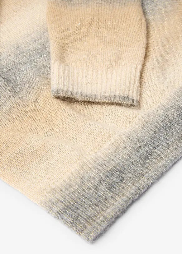 Pullover mit Wolle und Lurex, bonprix