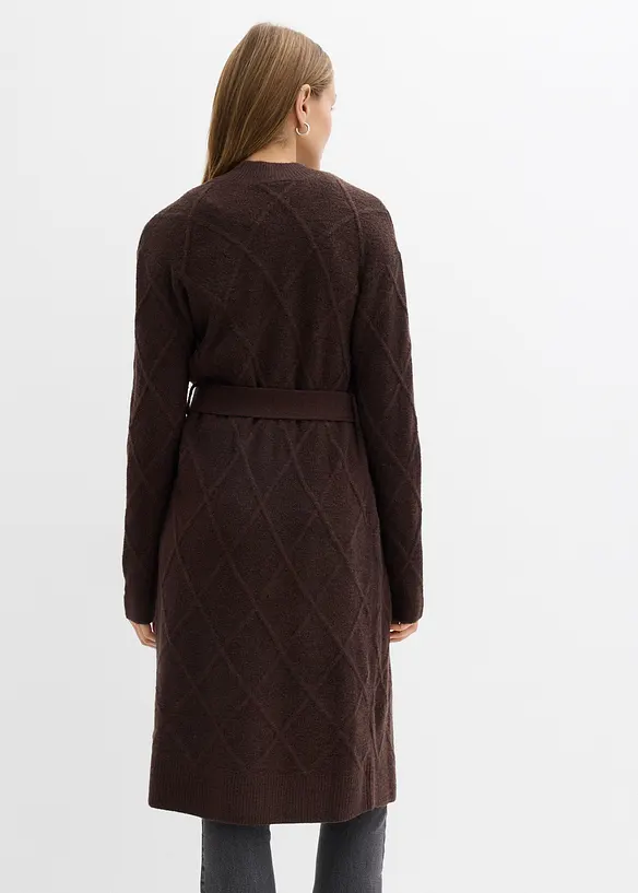 Strickmantel aus Zopfstrick, bonprix
