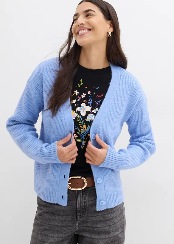Rippenstrick Cardigan, bonprix