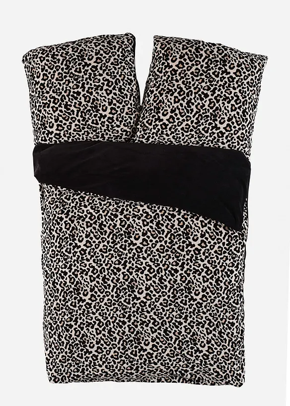 Cashmere Touch Wendebettwäsche mit Leopardenmuster, bonprix
