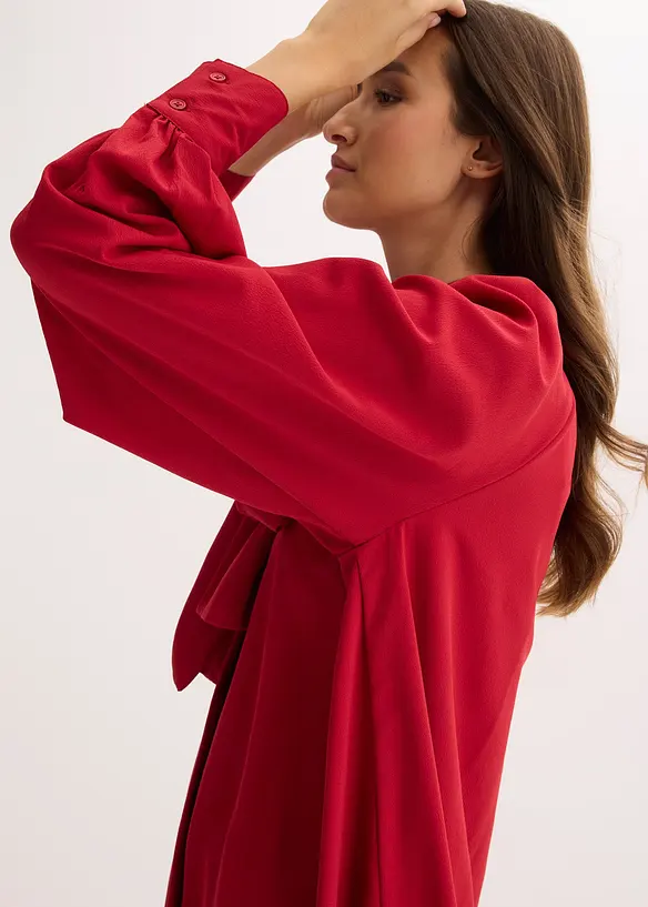Robe blouse à lavallière, bonprix