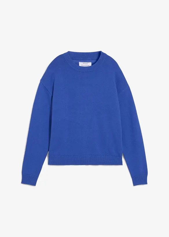 Oversize-Pullover aus reiner Baumwolle, bonprix