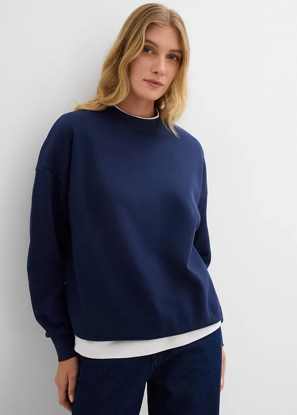 Sweat oversize 100% coton, bonprix