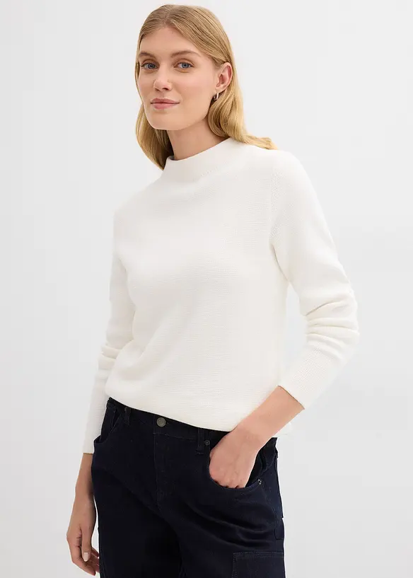 Pull 100% coton, bonprix