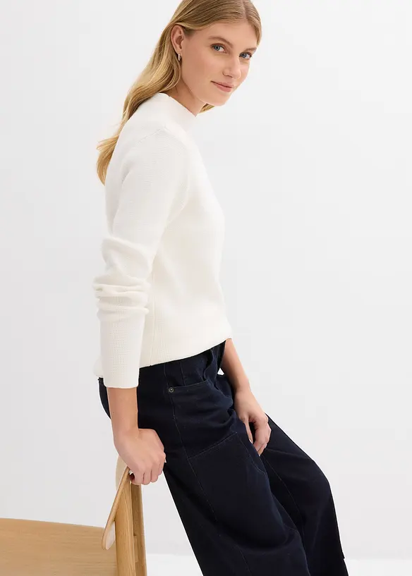 Pull 100% coton, bonprix