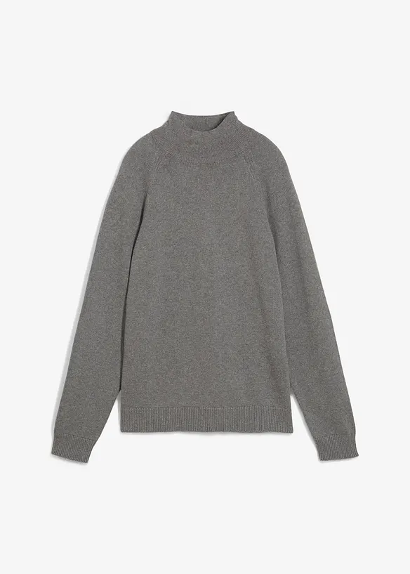 Rollkragenpullover aus reiner Baumwolle, bonprix