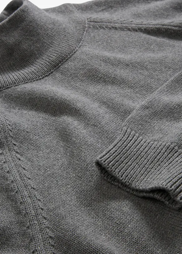 Rollkragenpullover aus reiner Baumwolle, bonprix