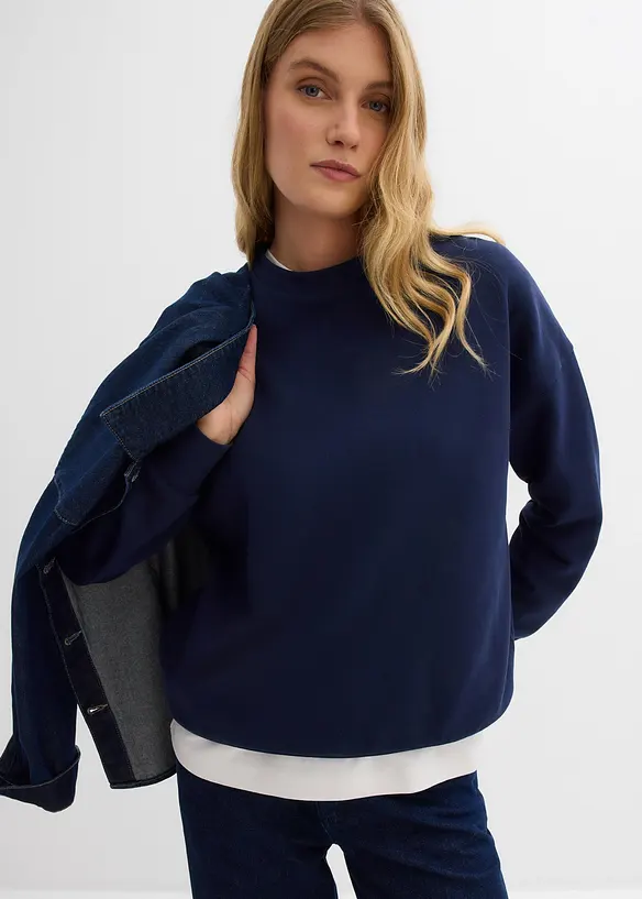 Sweat oversize 100% coton, bonprix