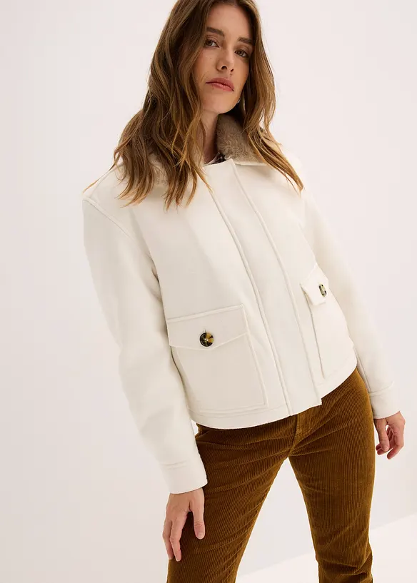 Winterjacke in Wolloptik, bonprix