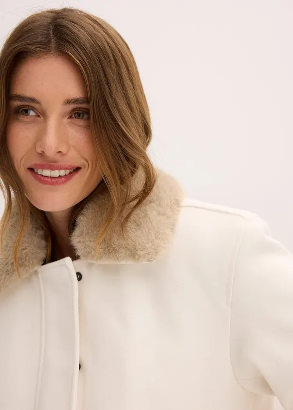 Winterjacke in Wolloptik, bonprix