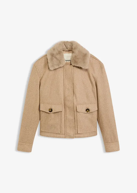 Veste d’hiver aspect laine, bonprix