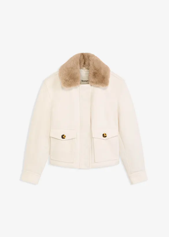 Winterjacke in Wolloptik, bonprix