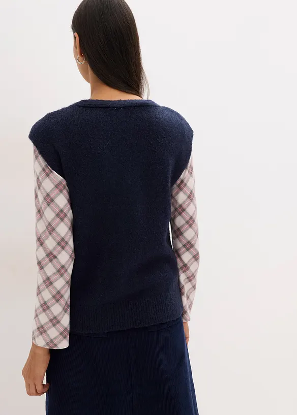 Gilet sans manches en maille, bonprix