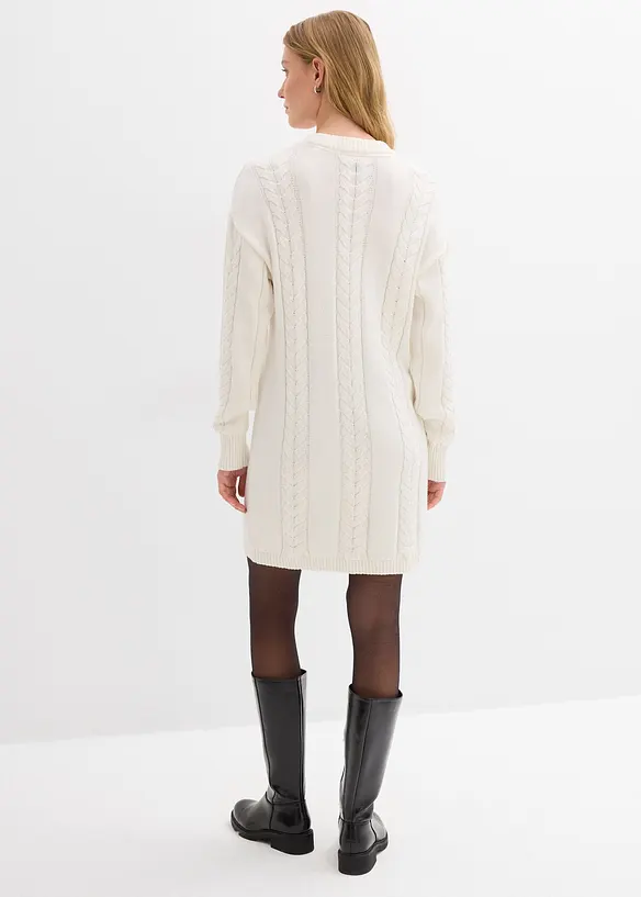 Robe en maille 100% coton, bonprix